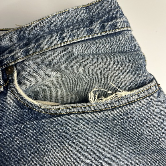 Vtg Y2K Lucky Brand Men Dungarees Denim Blue Jeans 36X30 Bootcut Grunge Skate - Picture 15 of 16